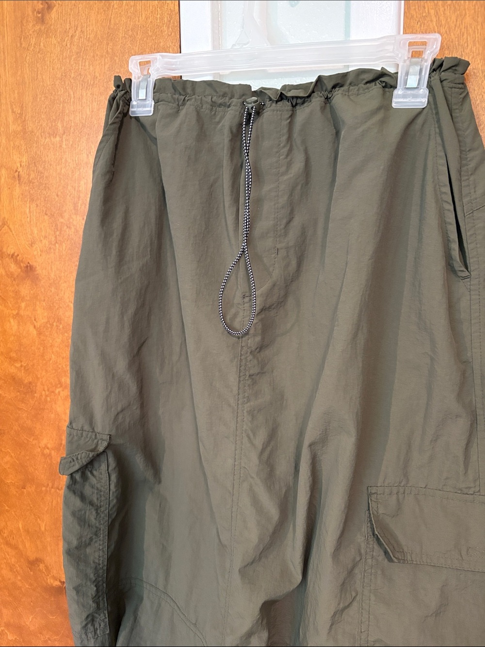Women’s Olive Green Cargo Skirt